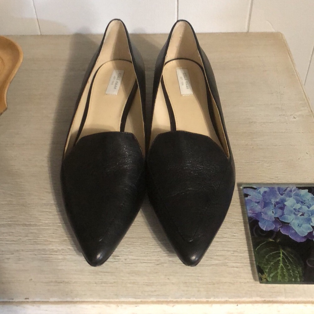 Cole Haan Black Leather Loafers